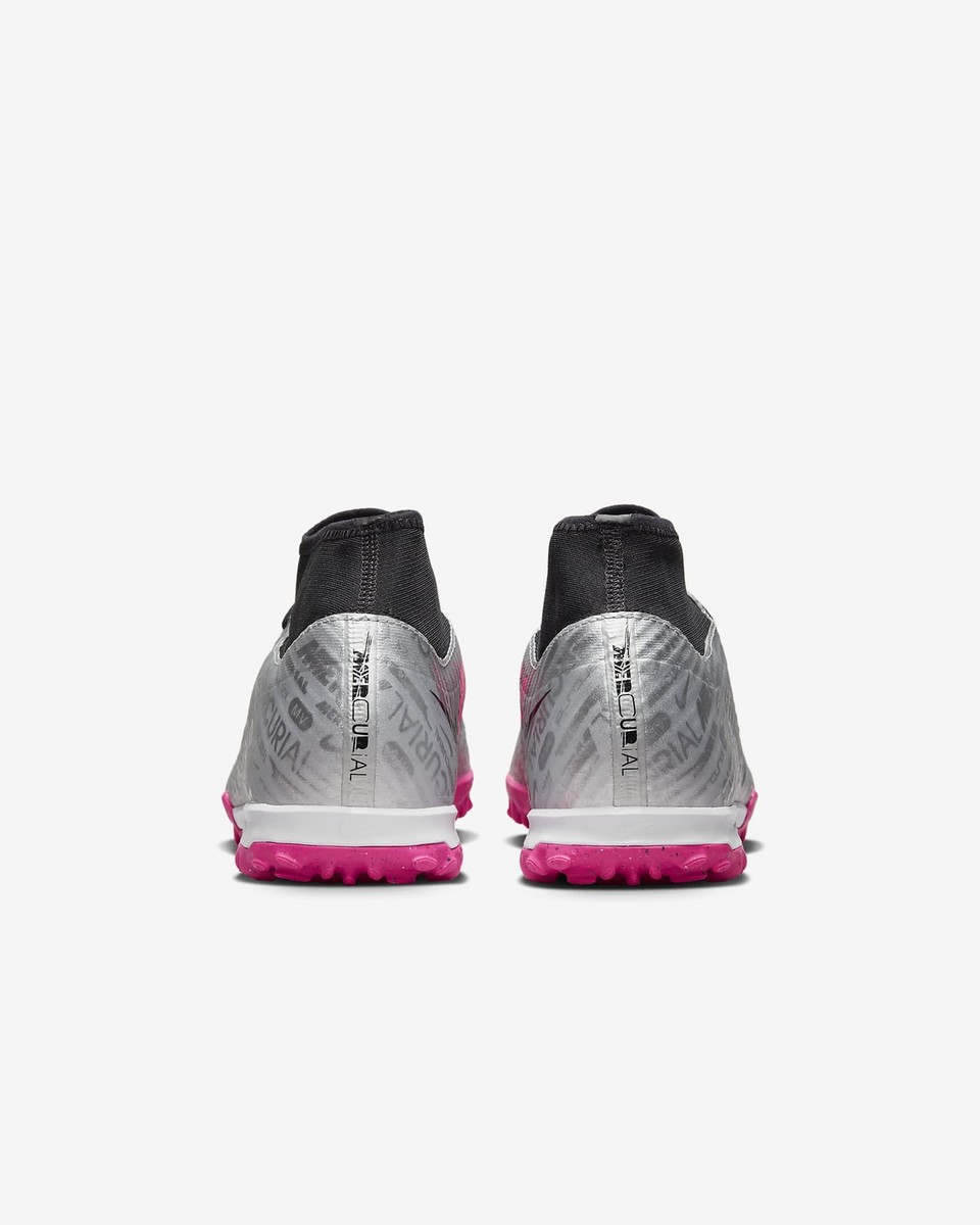 Nike Zoom Mercurial Superfly 9 Academy TF Silver Pink Men\'s 10.5 NEW FB8398-060 Nike Zoom Mercurial Superfly 9 Academy XXV FG main image 3