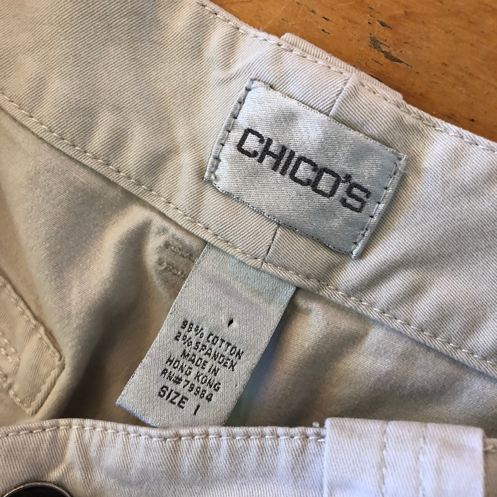 Y2K Chicos Khaki Cargo Shorts Gorpcore Capri Pants Po… Gem