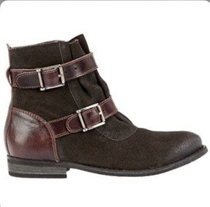 hunter suede ankle boots