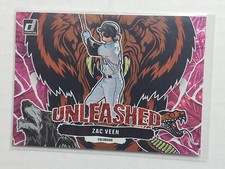 2023 Donruss Unleashed Pink Fireworks Parallel #U3 Zac Veen