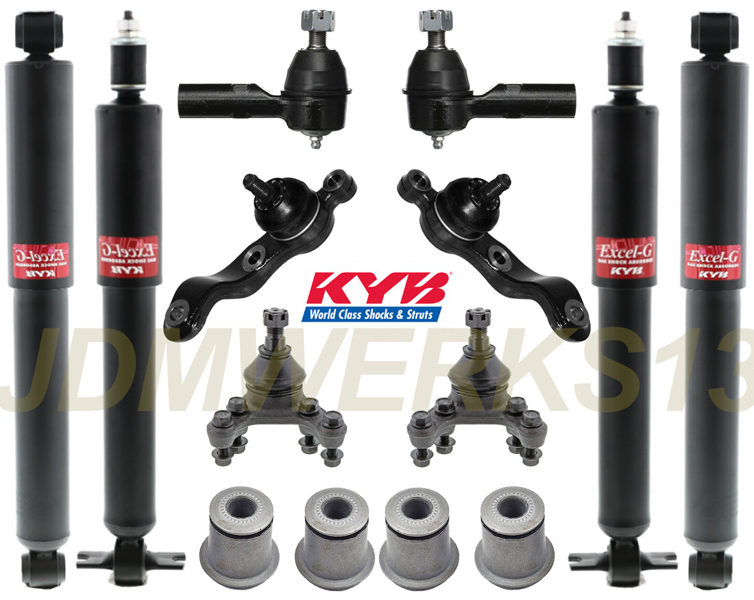SUSPENSION REBUILD KIT & KYB 4 SHOCKS for TOYOTA TACOMA 2WD