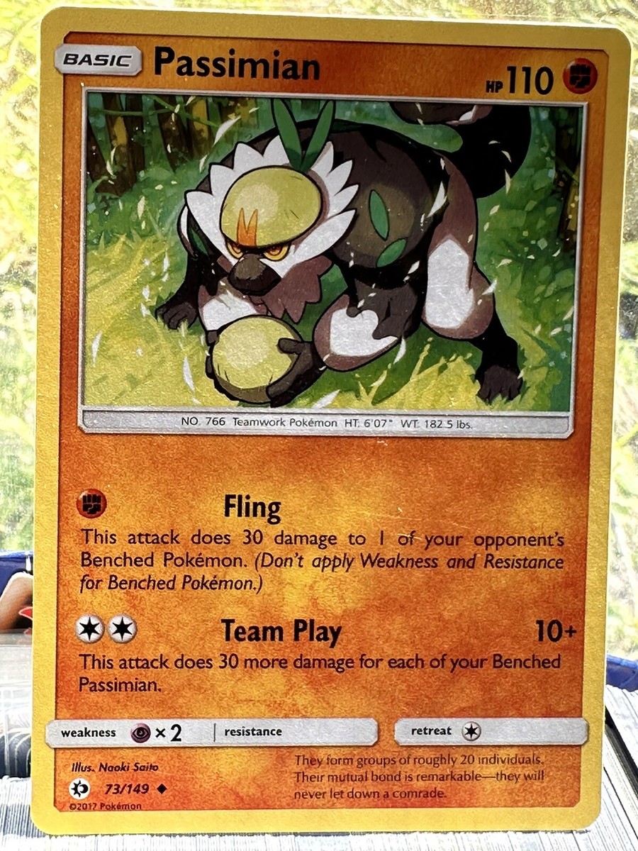 Pokmon TCG Passimian Sun & Moon 73/149 Regular Uncommon