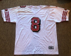 steve young white jersey