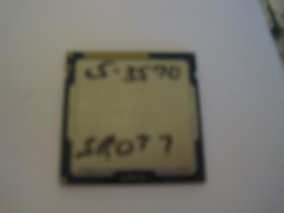 ...Intel Core i5-3570...SROT7... Processor Quad Core  3.40GHZ  LGA1155...USED