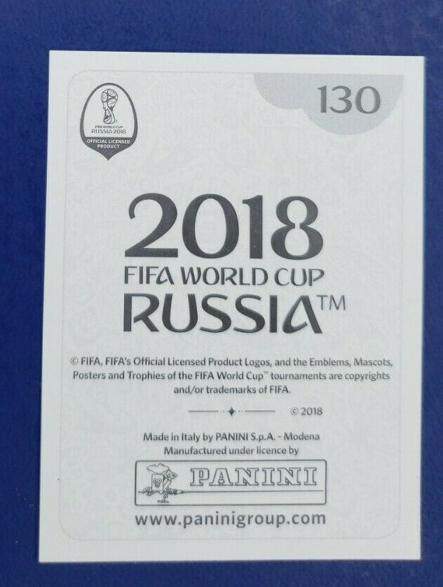 Cristiano Ronaldo #130 Portugal Sticker - Panini 2018 Russia World Cup  view 2
