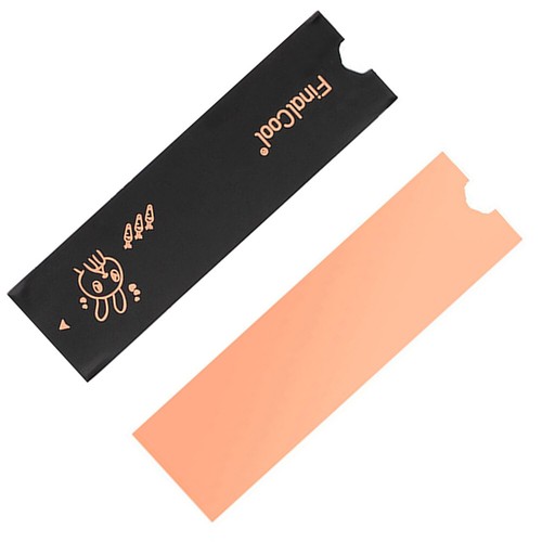 2pcs Thermal Copper Pad 0.2mm Light Thin Heastink Cooling Pad for M. 2 Nvme SSD - Afbeelding 10 van 21