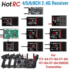 HotRC 4/5/6/8CH 2.4G Radio Receiver w/ Gyro for RC Transmitter Remote Controller