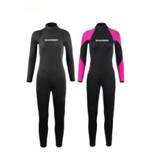 Women's One-Piece Wetsuit 2mm Neoprene Surf Suit Thermal Dive Wear Snorkeling