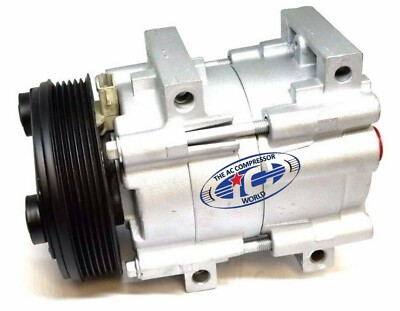 A/C Compressor Fits Ford Bronco F-150 250 350 F53 Mustang Taurus OEM ...