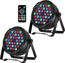 RGB Stage Par Lights With Sound Activated Auto Play Remote DMX Control Uplight