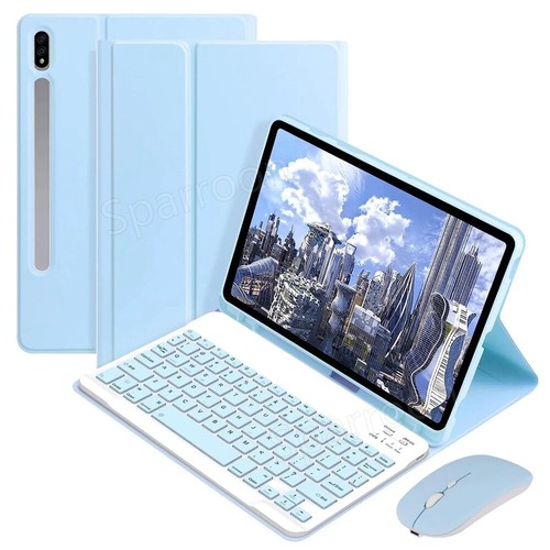 Keyboard Case Mouse For Samsung Galaxy Tab S9 FE S8 S7 S6 Lite A9+ A8 A7 Tablet - Picture 2 of 52