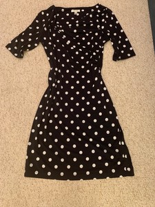 Ladies Polka Dot Dress By Dress Barn Size 10 Ebay