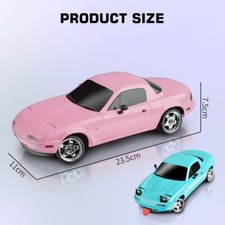 LD1804 1/18 RC Drift Car RWD Mazda MX-5 Miata Model 2,4 GHz con giroscopio e LED
