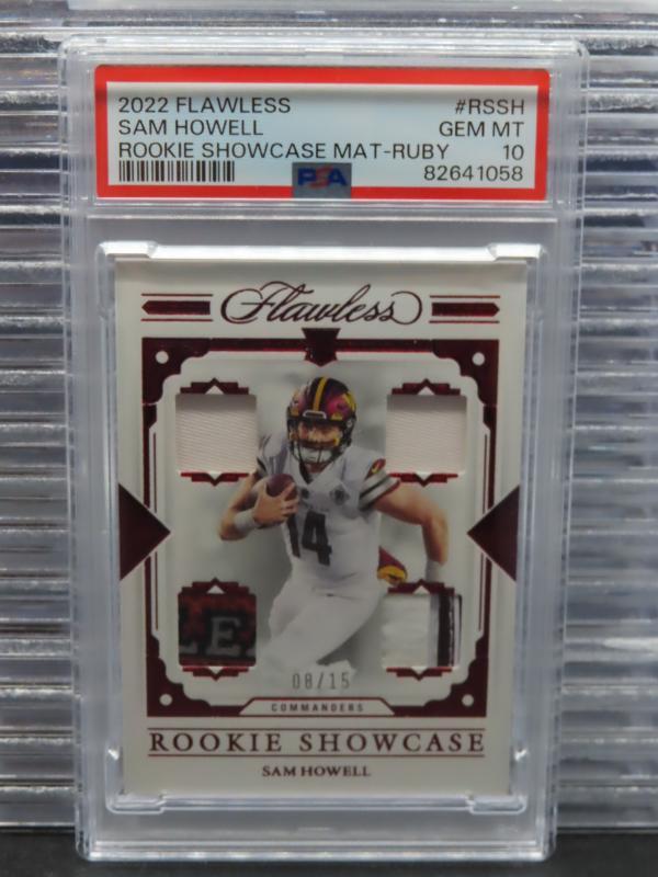 Sam Howell Panini Flawless Rookie Showcase Materials #RSSH Base