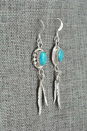 Orecchini turchese e argento sterling - Rita Largo - Foto 5 di 7