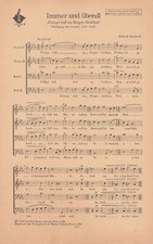 Erhard Raubuch ~ Zawsze i wszędzie ~ na chór męski