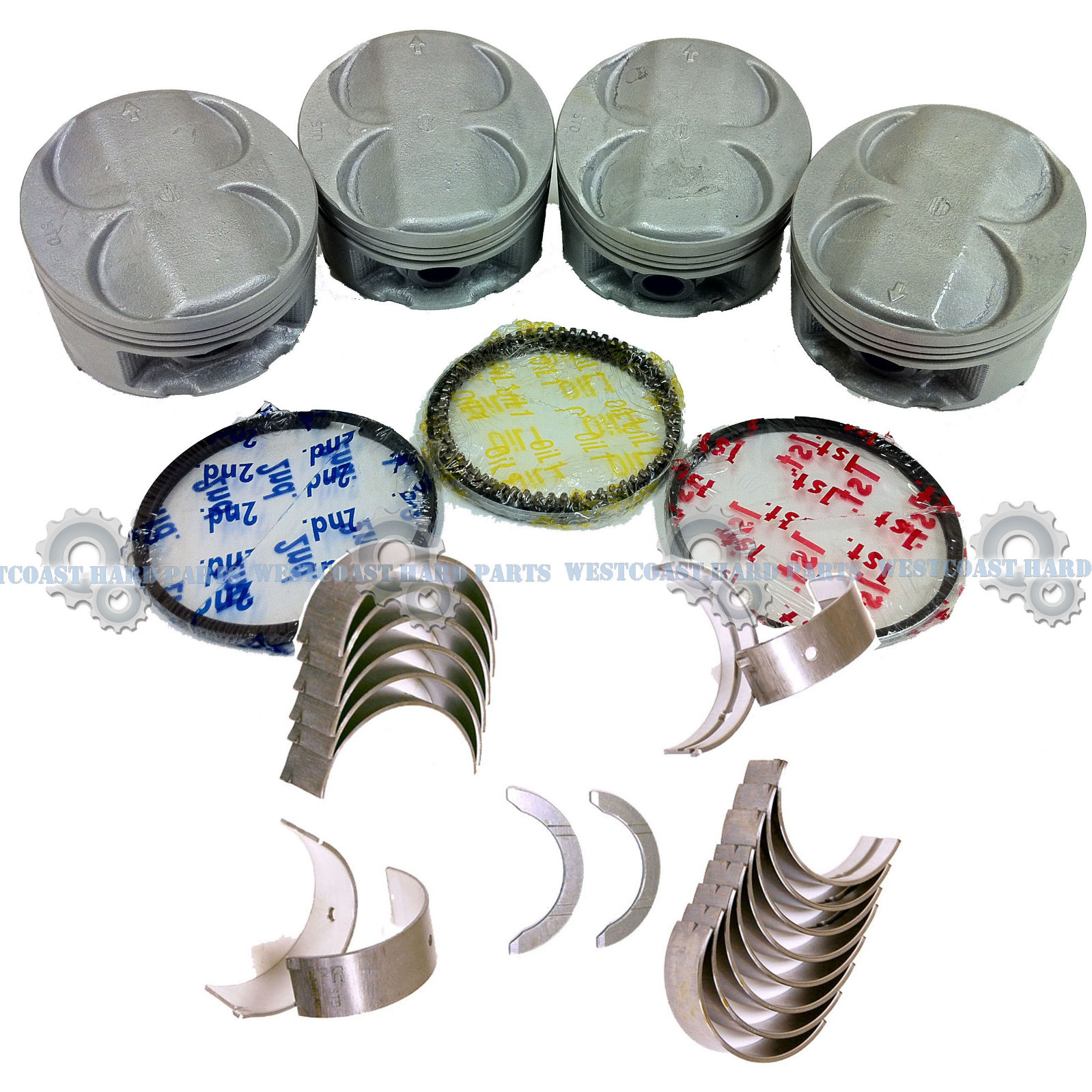 TBK297 DNJ Timing Belt Kit For Civic Honda Del Sol 1996-1997 - View #9