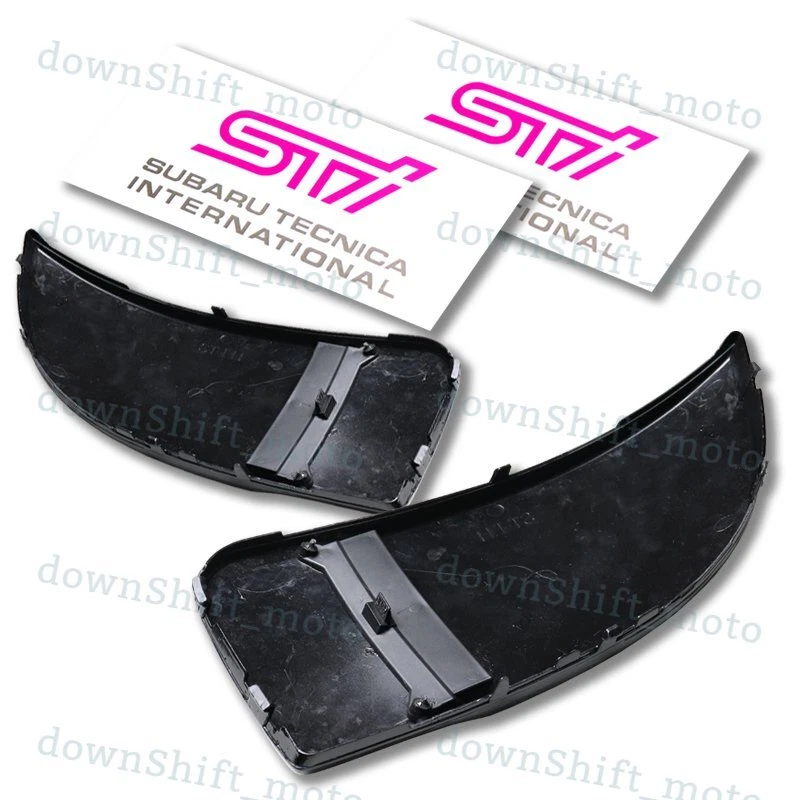 Tampas de tampa de moldura de para-choque para farol de neblina de fibra de carbono para 04-05 Subaru Impreza WRX STi - Imagem 3 de 4