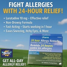 24-Hour Allergy Relief – Breathe Easy! 🌿  iPharna