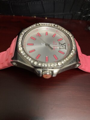 Juicy Couture Watch Women 41mm Silver Tone Pink Dial 30M New  display picture 1
