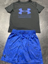 Boys Armour T-shirt And Shorts Size 4 Set