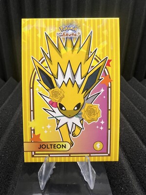Glass Window Jolteon - Cracked Ice Holo - Let's Go Eevee Database - Pokemon NM