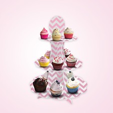 Vintage 3 Tier Cake Stand Round Cupcake Dessert Display for Wedding Party