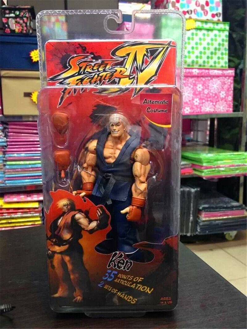 Bandai Streetighter 4 Ryu Guile Ken Chunli Akuma Joints Movable Action  Figure Model Toys