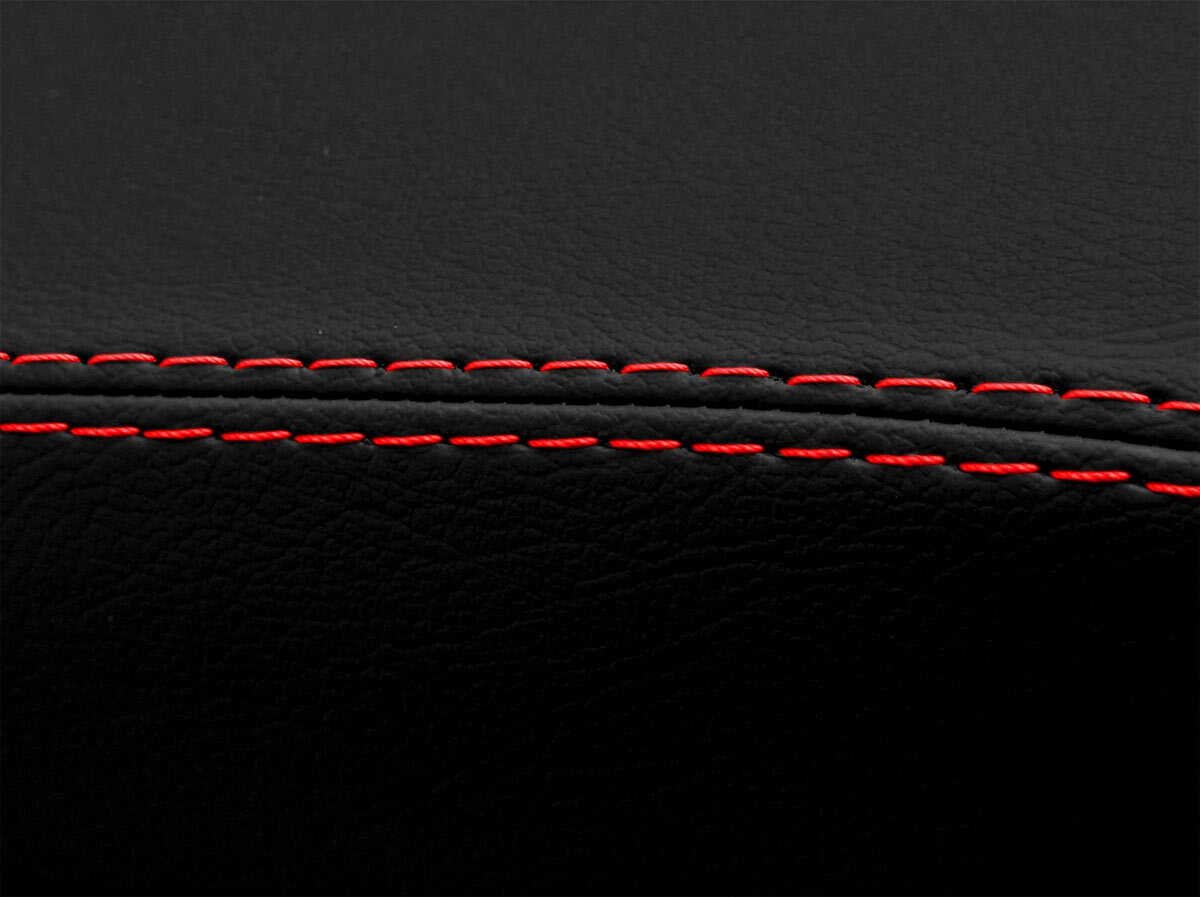 Manual Shift Boot Replacement Cover PVC Leather for Acura NSX 91-05 Red Stitch