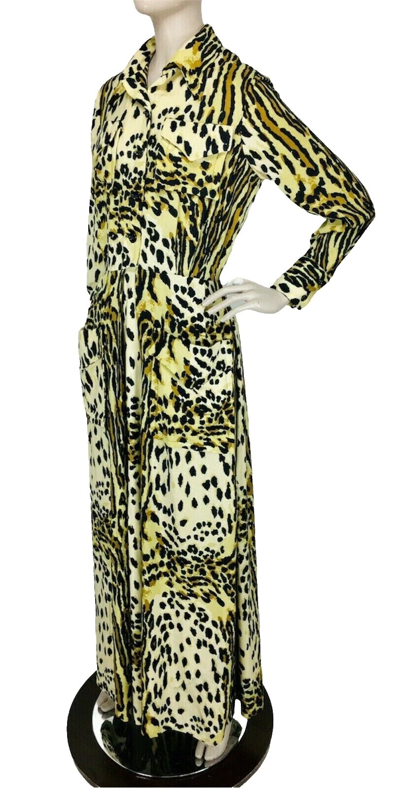 Multi-Color Maxi 1950s Vintage Dresses for Women