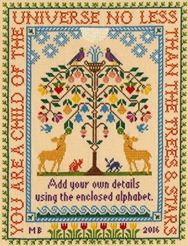 Bothy Threads Cross Stitch Kit - Moira Blackburn Tree of Life Sampler XS6