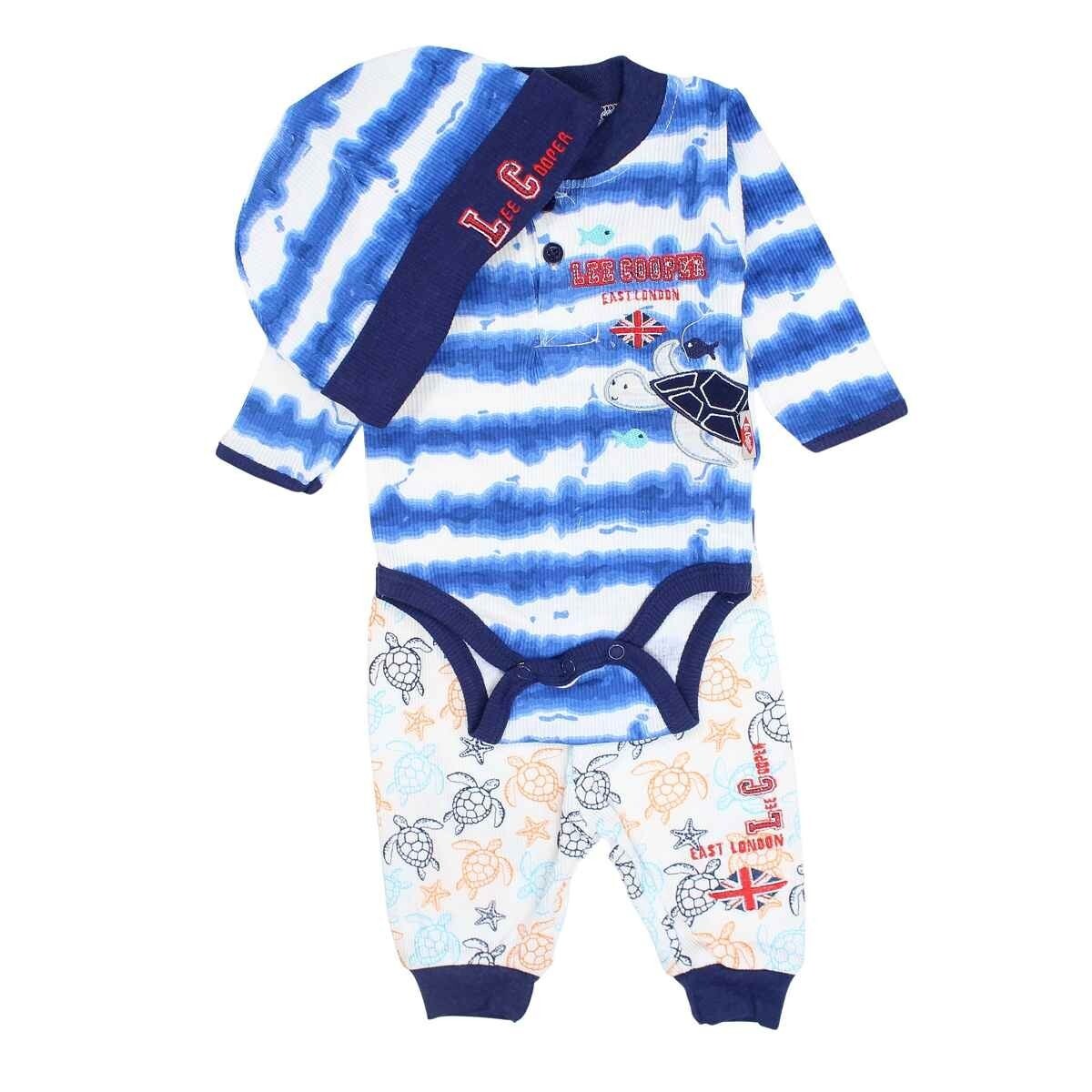Conjunto Bebé Niño Lee Cooper. Azul Marine. Regalo para Bebé De 1 De