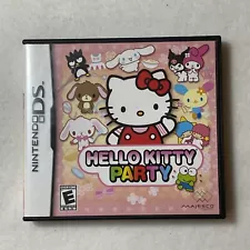 Hello Kitty Party Nintendo DS 2009 Original Case Only **No Game No Manual**