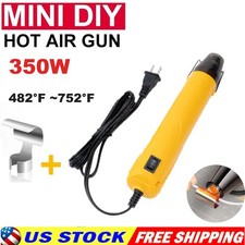 Mini Electric Heat Gun 350W Portable Heat Gun for DIY Crafts Emboss Shrink 110V
