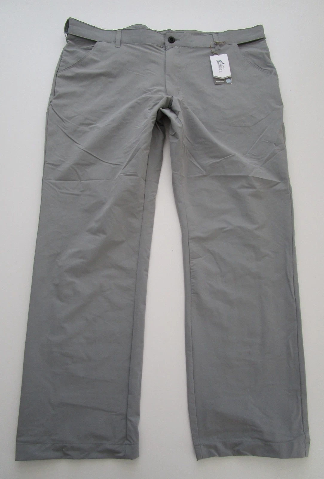 Mens 44x32 World Wide Sportsman Ultimate Angler Pants gray fishing hiking NWT