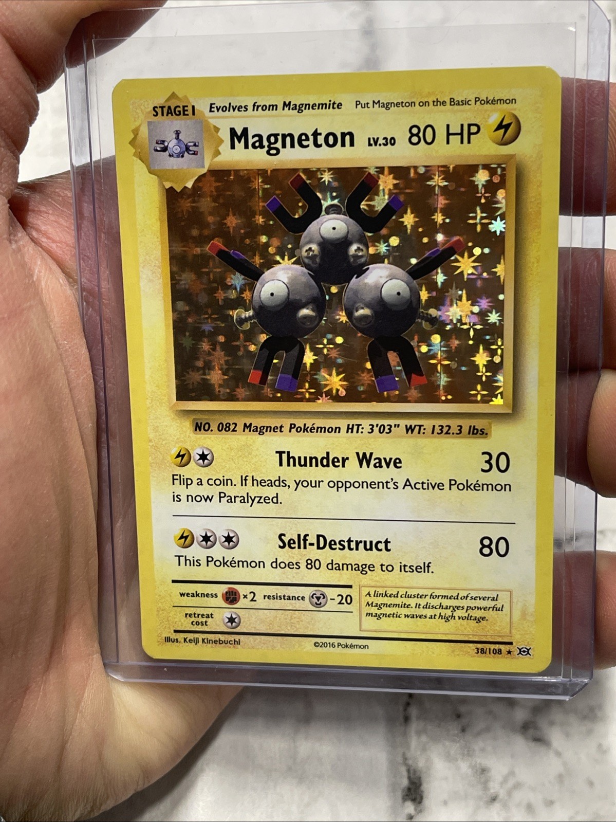 Magneton Holo Rare 38/108 Pokemon Card XY Evolutions Set NM Near Mint Pokémon