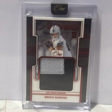 2024 Panini One Oop-bbs Originals Brock Bowers Rc Patch 1049 Factory Sealed 2024 Panini One Oop-bbs Originals Brock Bowers Rc Patch 1049 Factory Sealed