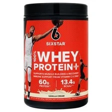 Six Star Pro Nutrition 100% Whey Protein Plus Elite Series Vanilla Cream