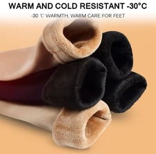 Winter Thermal Wool Cashmere Socks   Thick Seamless Velvet Warm Snow Boot Floor
