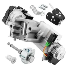 Ignition Switch Lock Cylinder w/ Remote Keys & Door Lock For 2012-14 Honda Civic