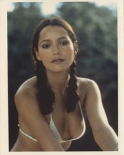 Barbara Carrera Alluring Busty Bikini Top Pin up Vintage 8x10 Color Photo 1970's Barbara Carrera Alluring Busty Bikini Top Pin up Vintage 8x10 Color Photo 1970's