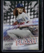 2020 Topps Chrome #FF-4 Dustin May Freshman Flash