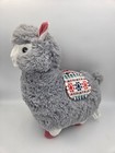 Kellytoy Llama Alpaca Plush 12” Gray Ride Saddle Blanket Standing Doll Toy Soft — photo 2