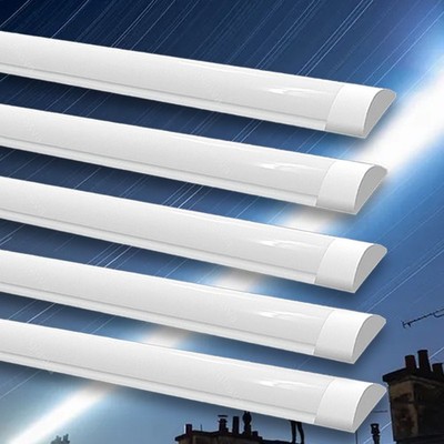 30/60/90/120/150 LED Wannenleuchte Deckenleuchte Feuchtraumlampe Werkstatt Röhre