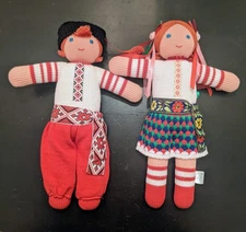 Freia Soft Ukrainian Baby Dolls - Boy & Girl Pair of Dolls