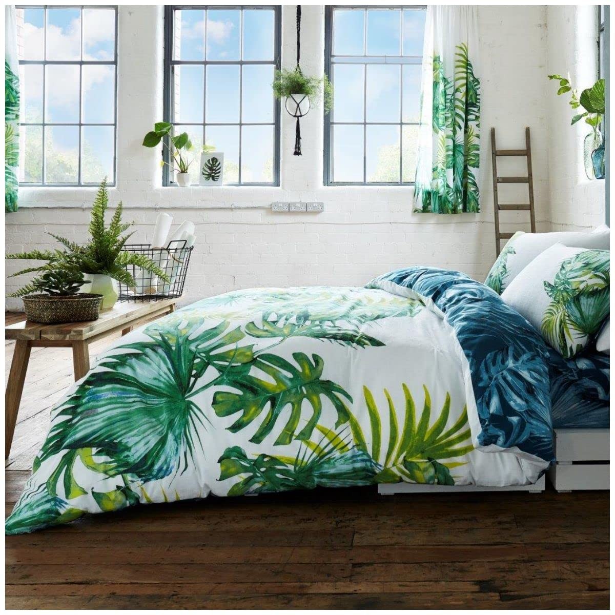 GC GAVENO CAVAILIA Leaf Duvet Gaveno Cavalia-Set Copripiumino e Federa, Mot cRLb