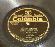 PRE WAR COUNTRY 78 DALLAS STRING BAND COLEY JONES CHASING RAINBOWS CLEAN VG+