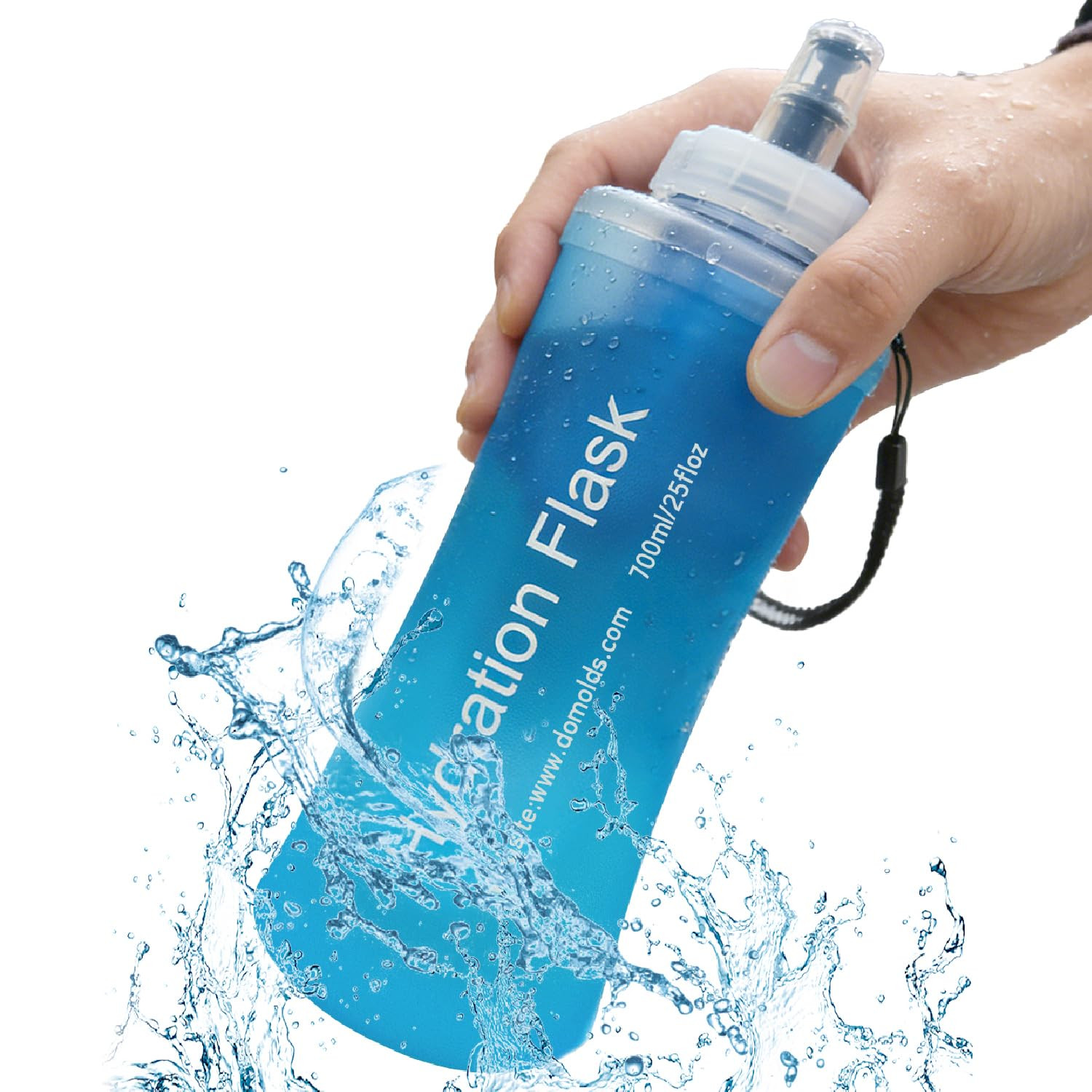 Collapsible 700ml Water Bottle with Filter for Outdoor Activ