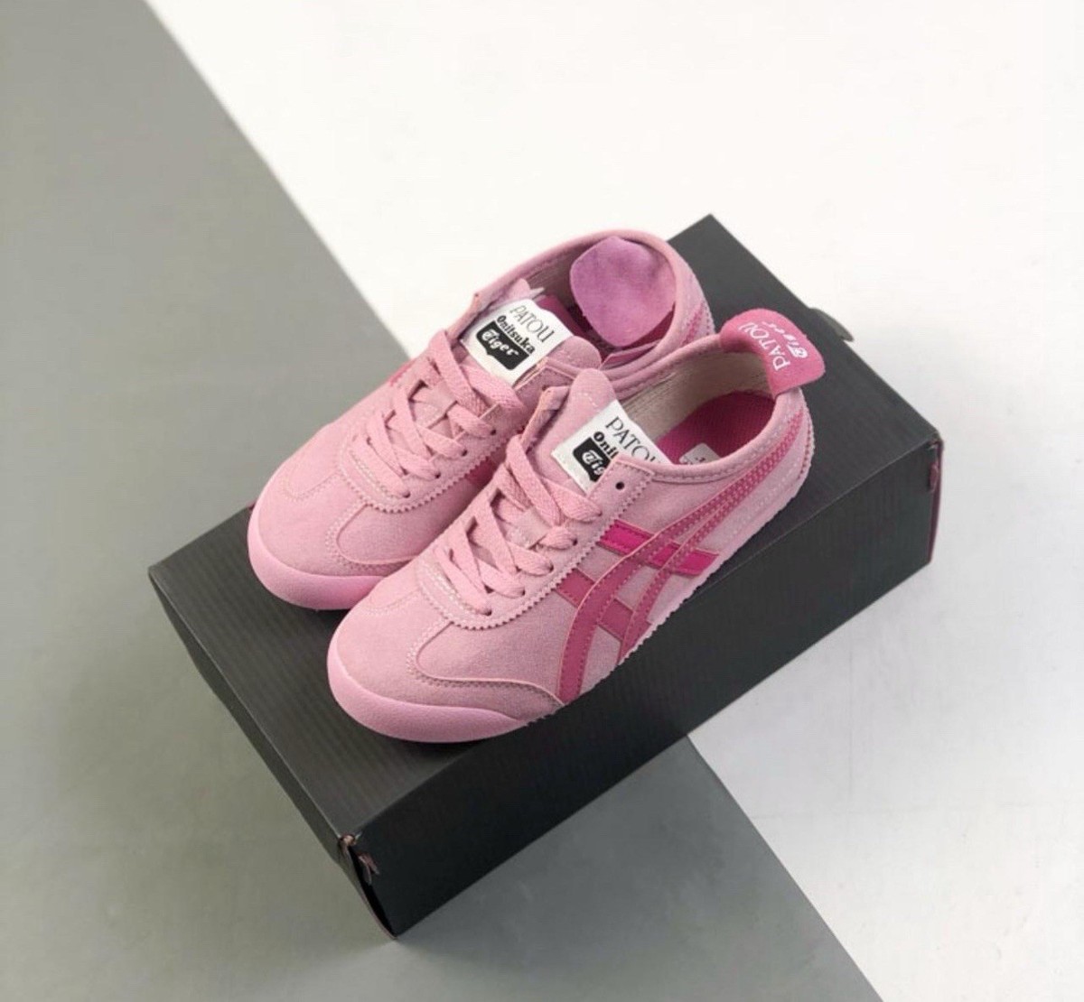 US Women's 7.5 Mens 5 Onitsuka Tiger MEXICO 66 Pink Suede