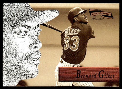 1996 Pinnacle Aficionado Bernard Gilkey #76 card